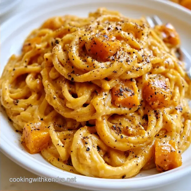 Creamy Butternut Squash Pasta with Browned Butter