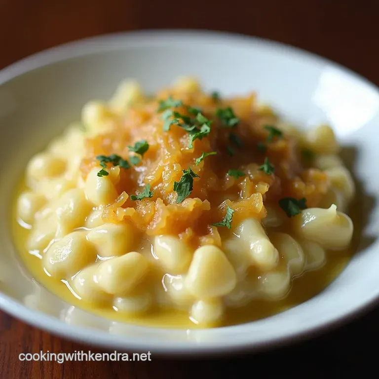 Creamy Cabbage Cheese Mash with Crispy Sage Bangers