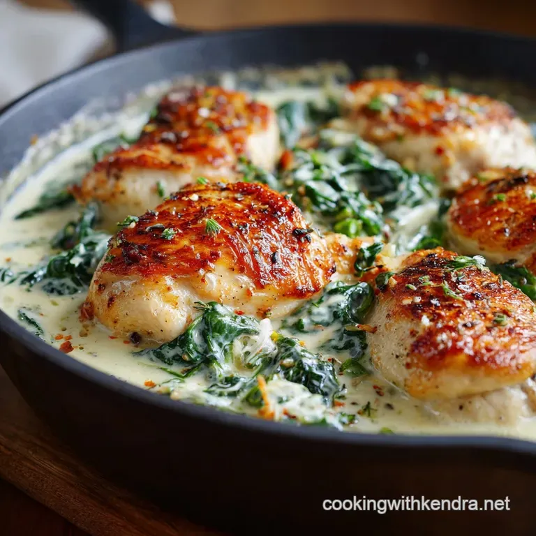 Chicken Florentine: The Classic Pan-Seared Dinner Recipe with a Silky Cream Sauce