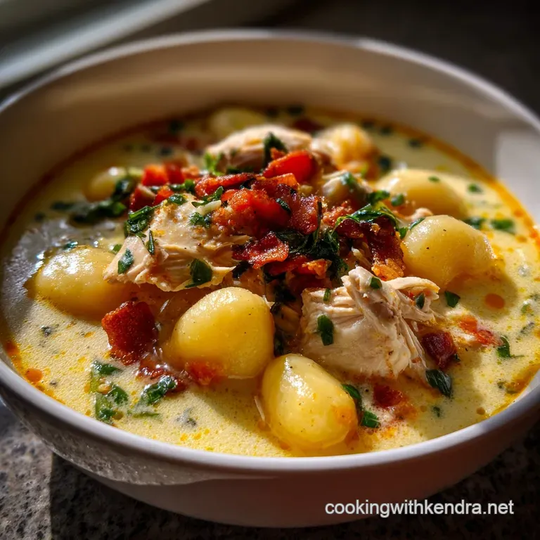 The Best Creamy Chicken and Gnocchi Soup
