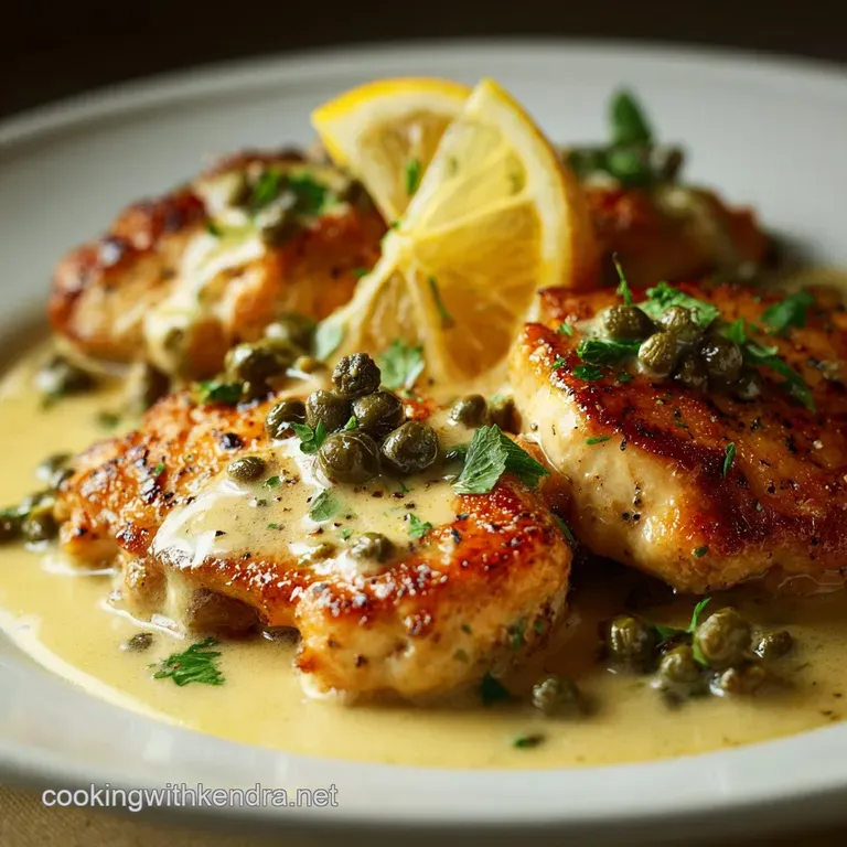 The Best Creamy Chicken Piccata Lemon Capers and Double Crème