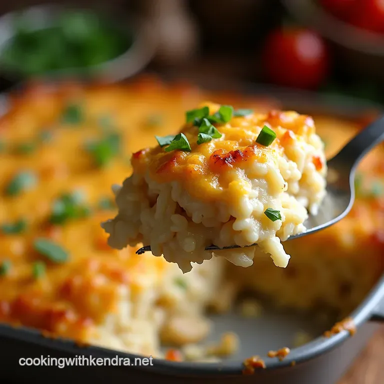 The Sunday Best Chicken and Rice Casserole Creamy Dreamy and Dead Easy presentation
