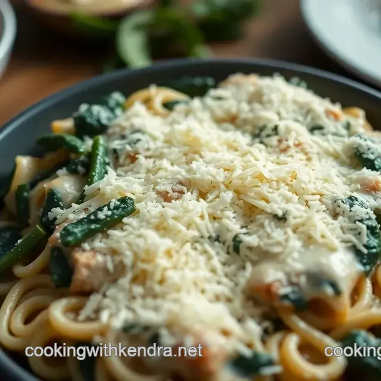 Creamy Chicken & Spinach Manicotti with Marinara Sauce