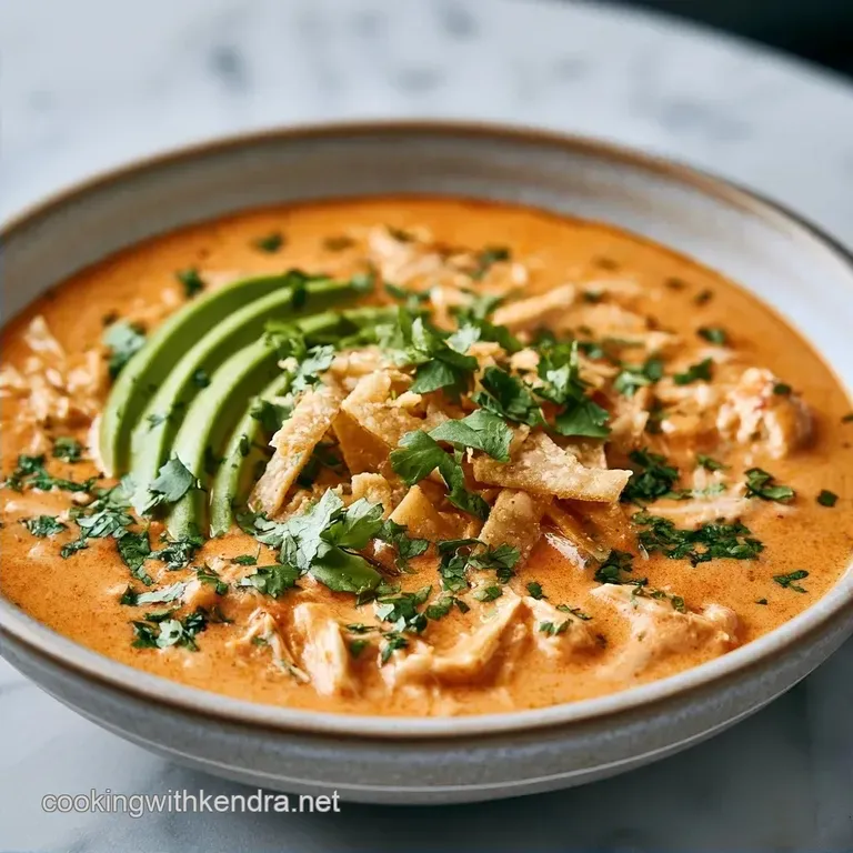 Creamy Chicken Tortilla Soup: Rich and Savory