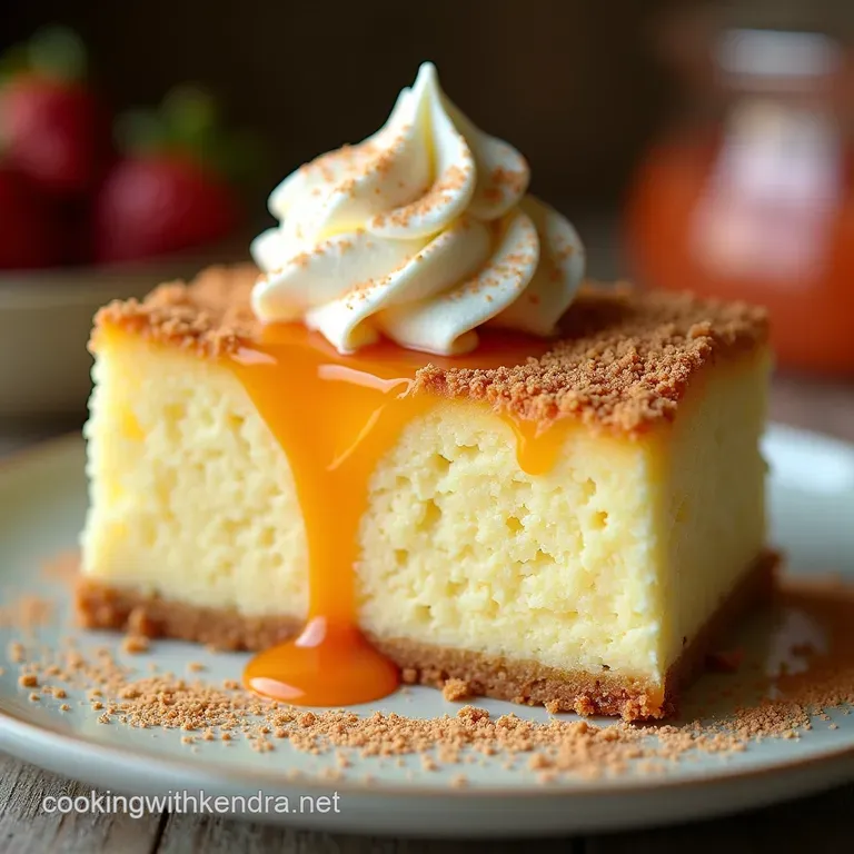 The Ultimate Summer Sipper Creamy Coconut Kiss Poke Cake presentation
