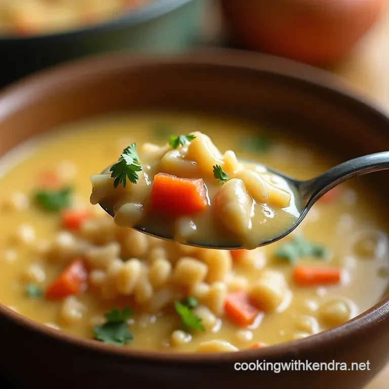 Creamy Comfort The Ultimate Copycat Panera Chicken Wild Rice Soup presentation