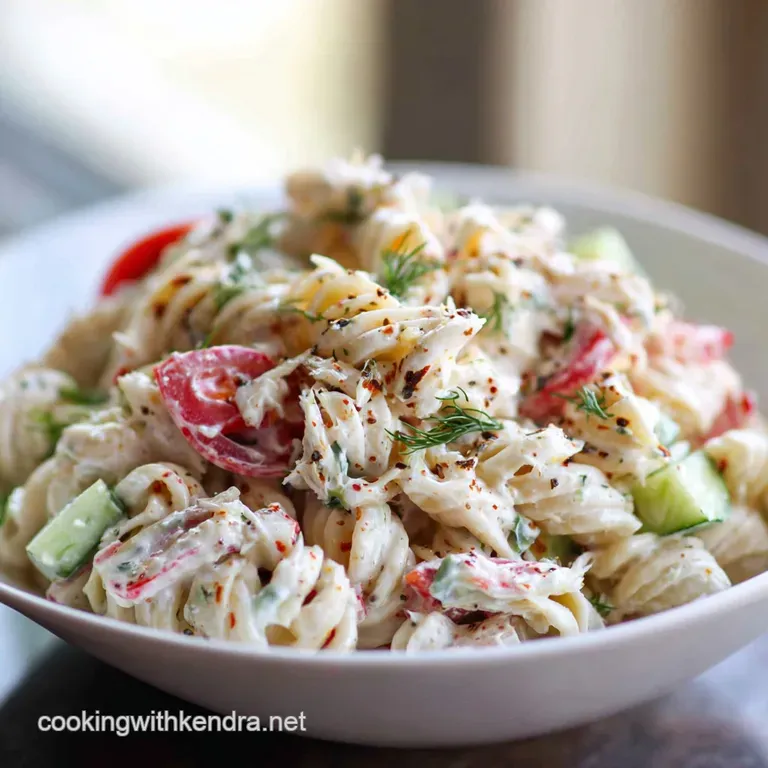 Crab Pasta Salad: The Best Creamy Summer Recipe with Lemon and Dill