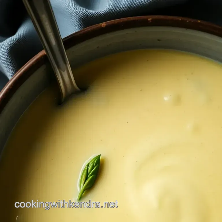 Creamy Dreamy Asparagus Soup presentation