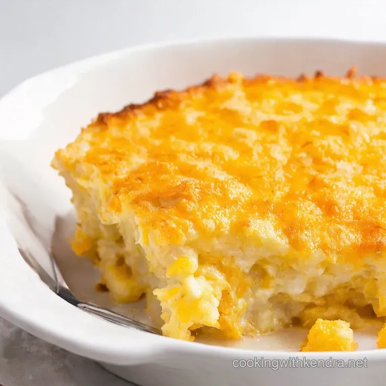 Creamy Dreamy Cottage Cheese Hashbrown Casserole