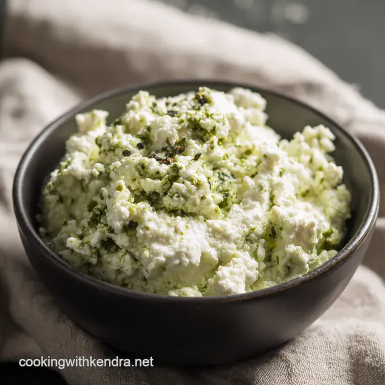 Creamy Dreamy Cottage Cheese Pesto Elevate Your Everyday Eats presentation