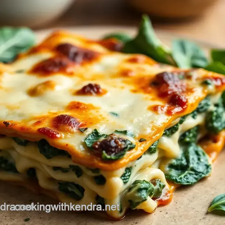 Creamy Dreamy Spinach Lasagna: A Veggie Delight