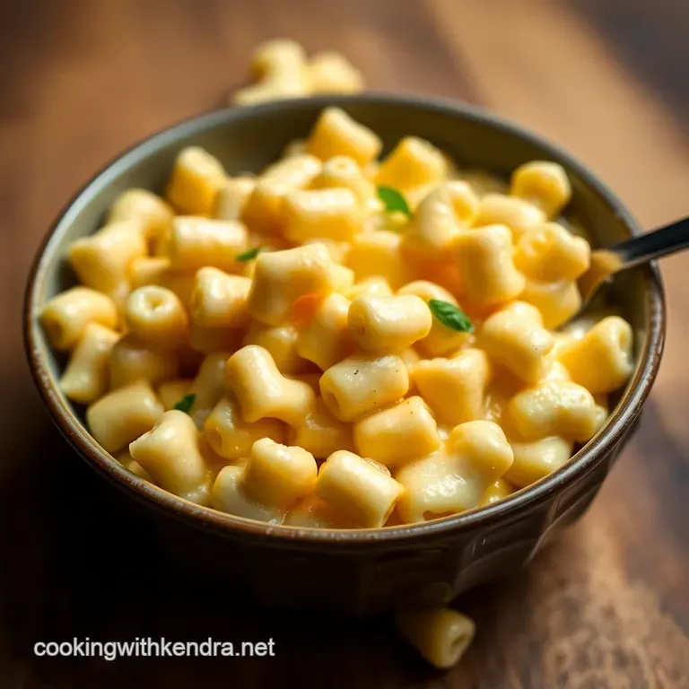 Creamy Dreamy Velveeta Mac & Cheese presentation