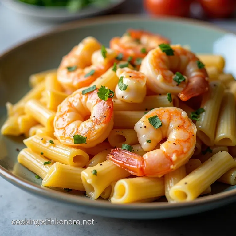 Creamy Garlic Shrimp Pasta Bake Cheddar Bliss