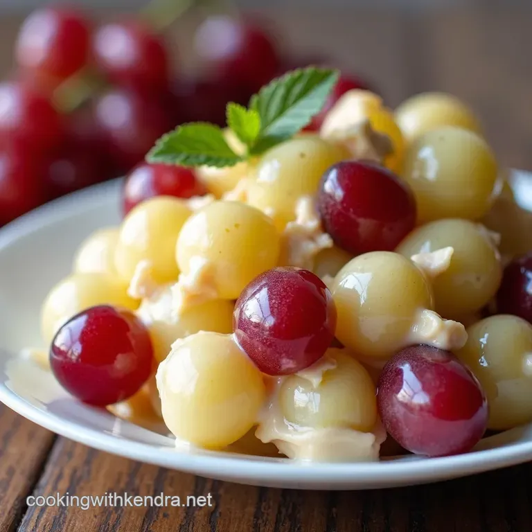 The CrowdPleaser Sweet Creamy Million Dollar Grape Salad