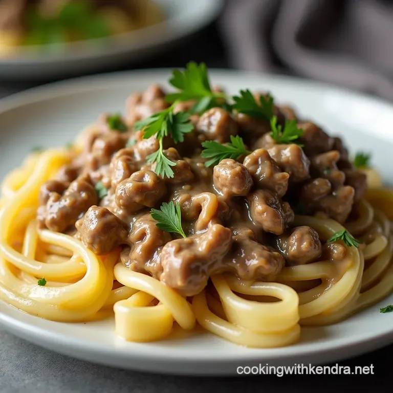 The Weeknight Wonder Quick Creamy Ground Beef Stroganoff