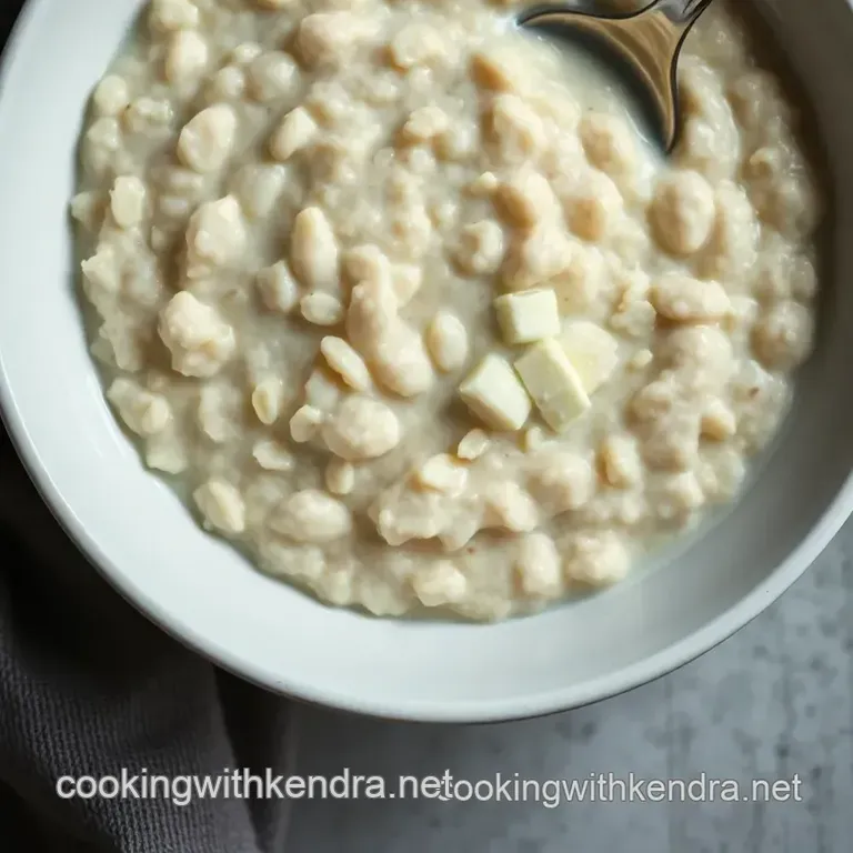 Creamy Irish Oatmeal with Toasted Nuts & Brown Sugar presentation