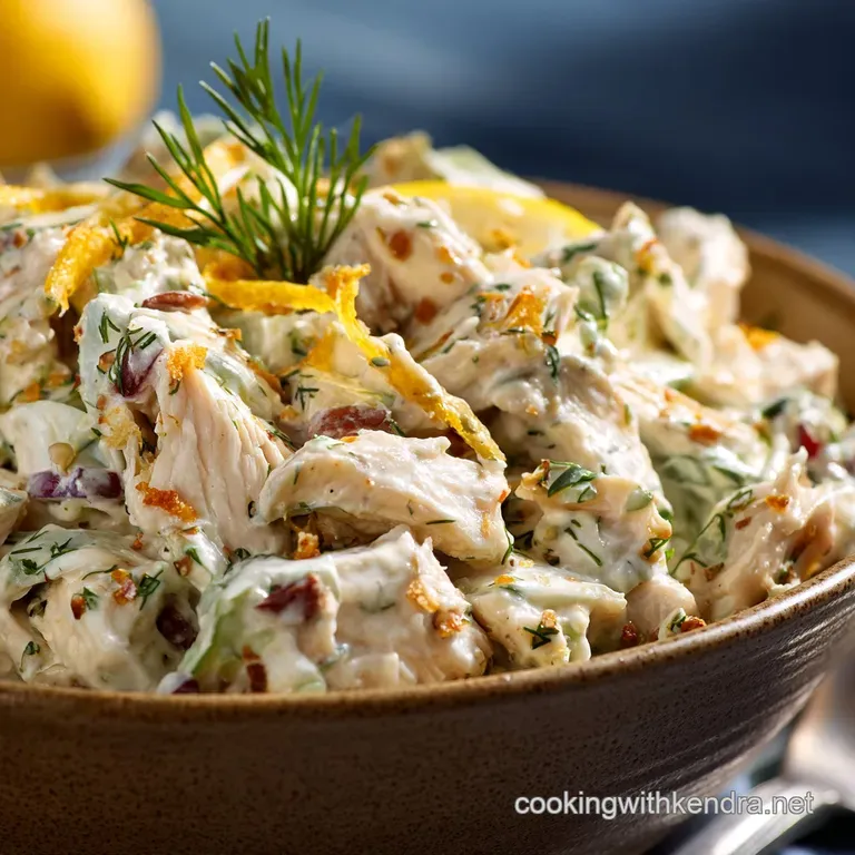 Chicken Salad: The Ultimate Creamy Classic with Lemon and Tarragon