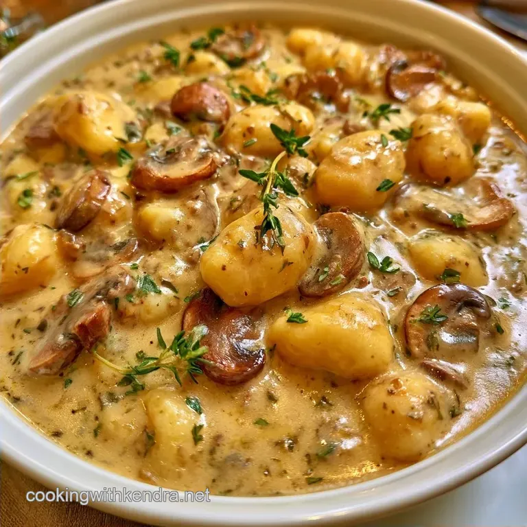 Creamy Mushroom Gnocchi Soup in 30 Minutes