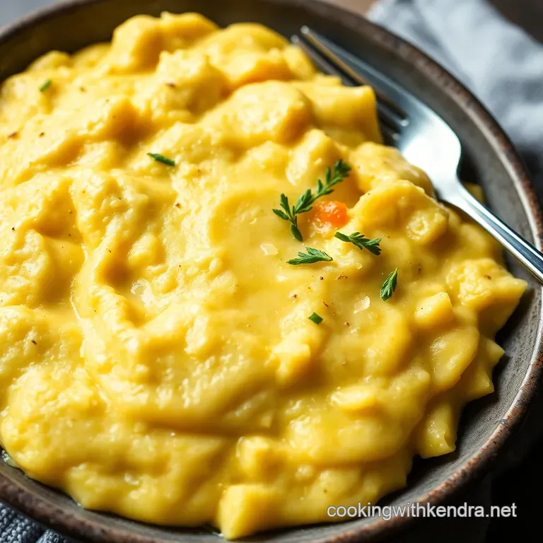 Creamy Polenta with Roasted Cherry Tomatoes & Basil Oil