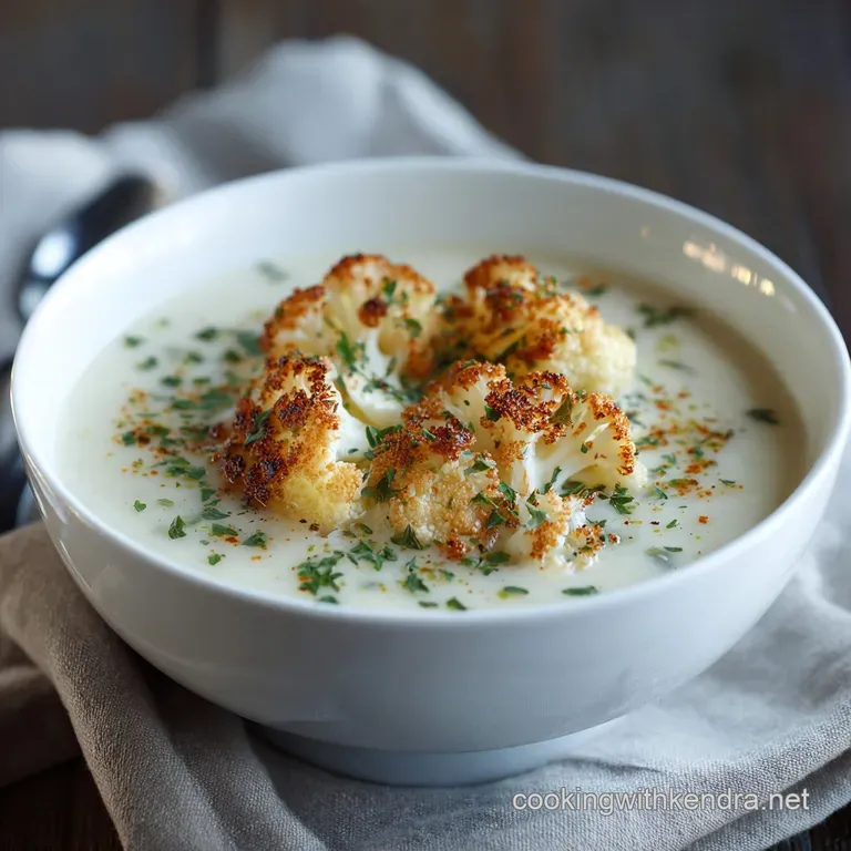 Potato Cauliflower Soup: the Silky Naturally Creamy Velvet Cauldron presentation