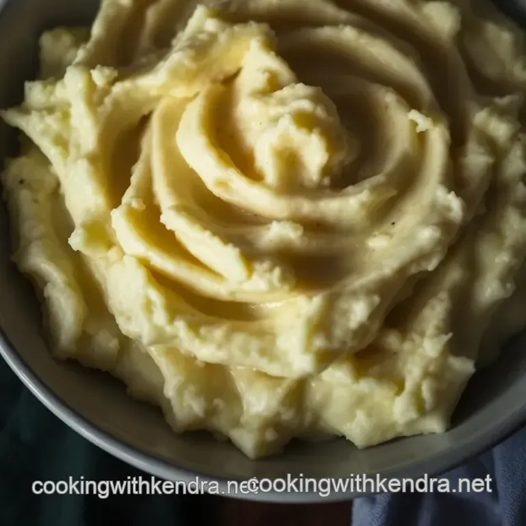 Creamy Puré de Papa presentation
