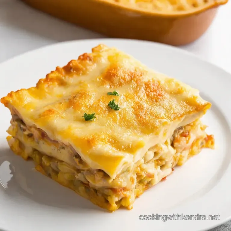 Creamy Seafood Lasagna Seafood Lasagna My Decadent Coastal Twist