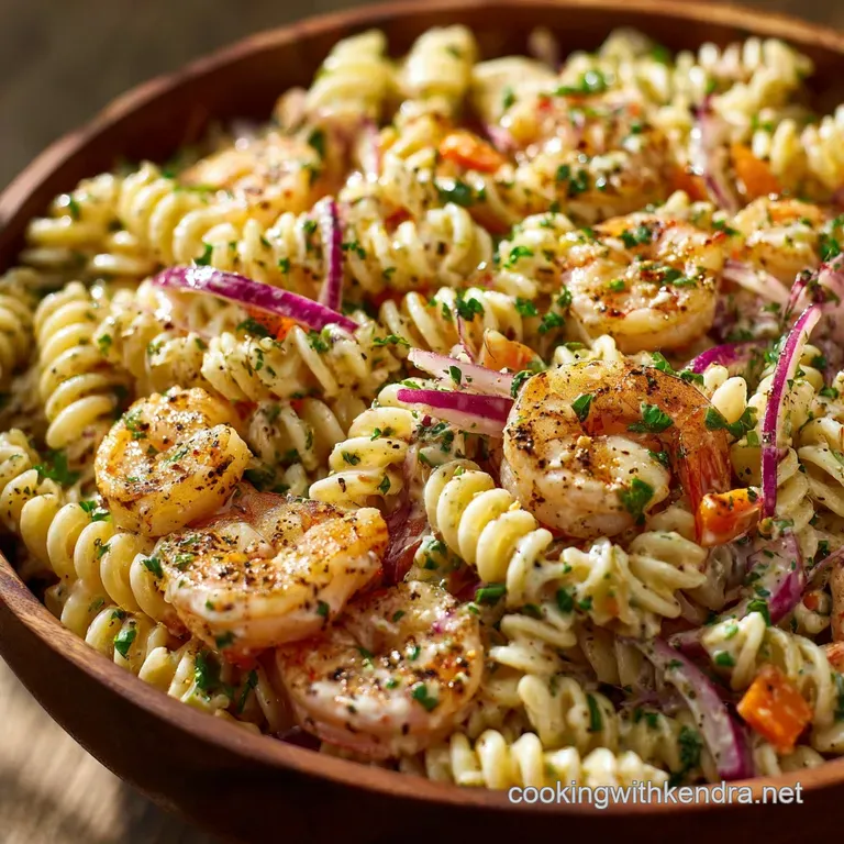 Creamy Shrimp Pasta Salad with Dill: the Ultimate Easy Cold Recipe presentation