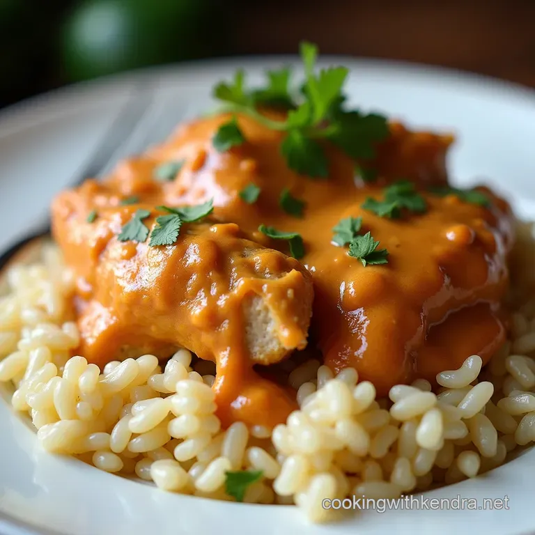 Velvet Dream Classic Creamy Smothered Chicken over Fluffy LongGrain Rice