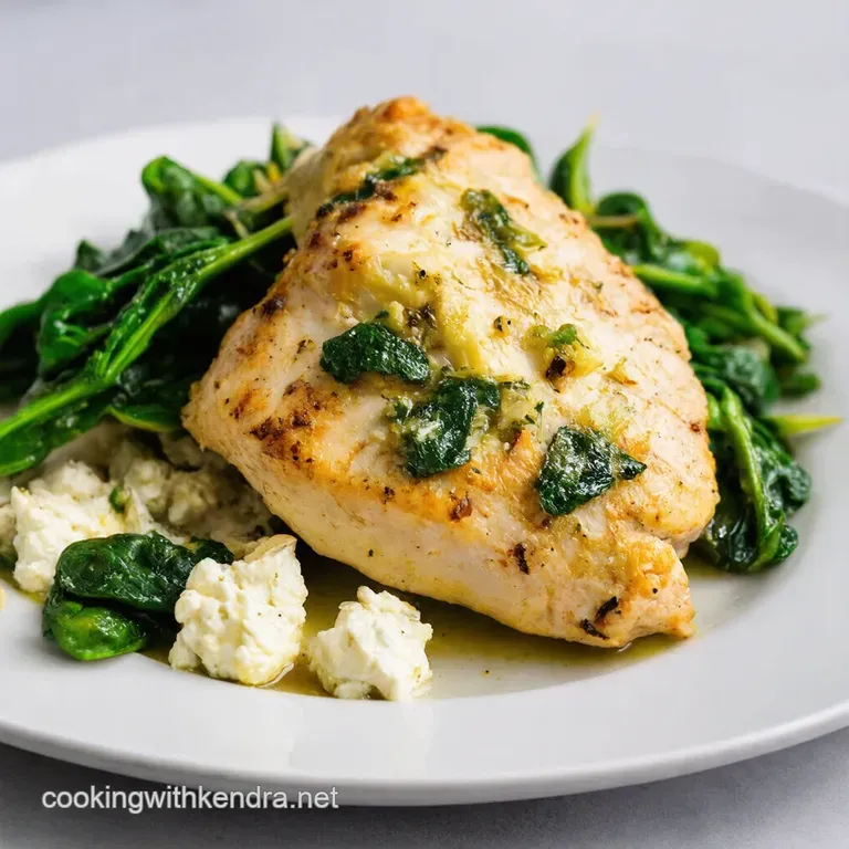 Creamy Spinach Artichoke Chicken Bake with a Cottage Cheese Kick