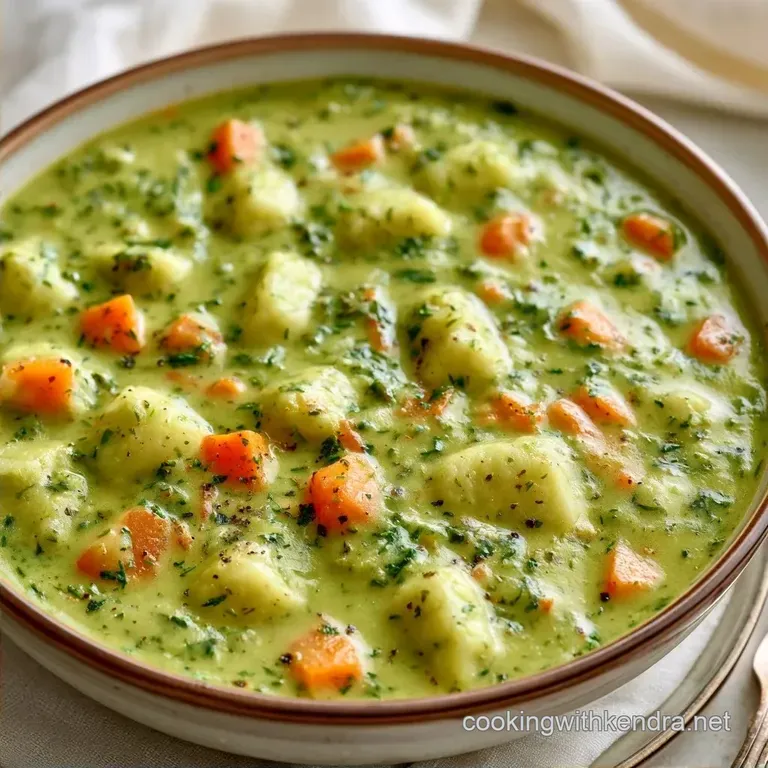 Healthy Creamy Spinach Gnocchi Soup: One-Pot