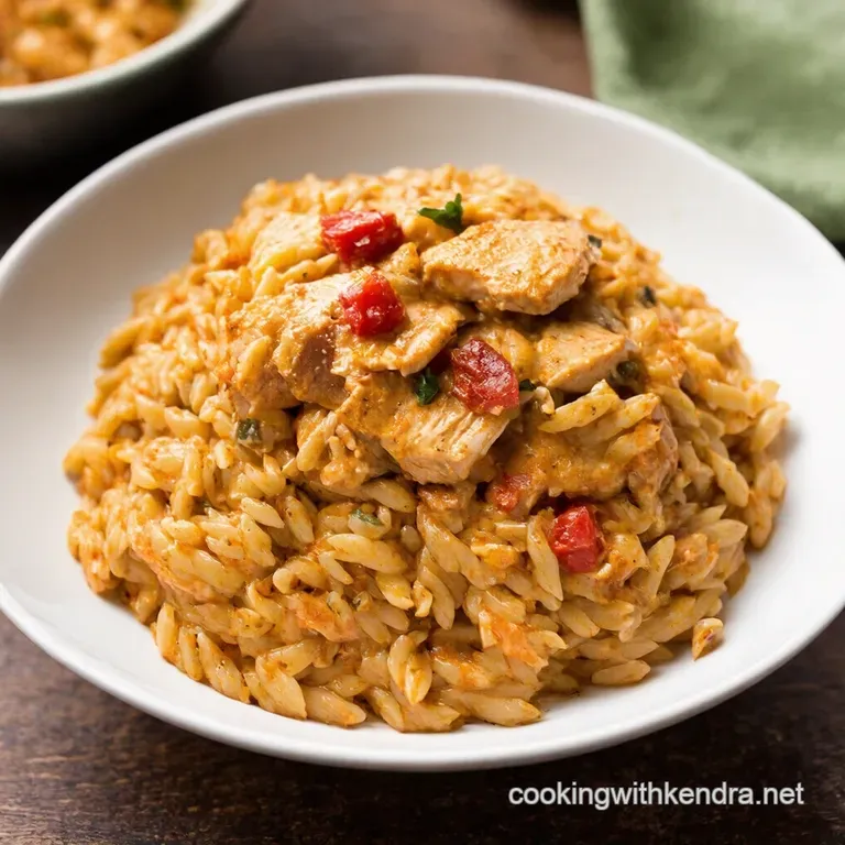 Creamy SunDried Tomato Chicken Orzo
