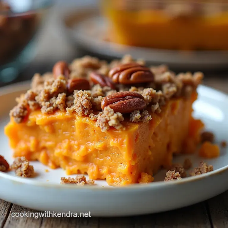 The Ultimate Creamy Sweet Potato Casserole with Pecan Crunch Topping