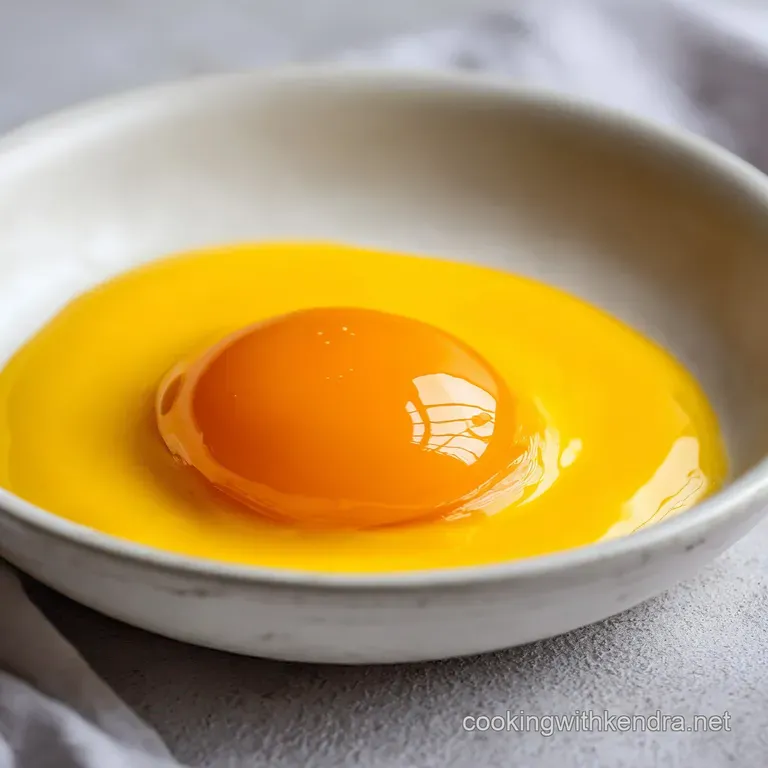 Egg Yolk Recipe with Creamy Vanilla Custard