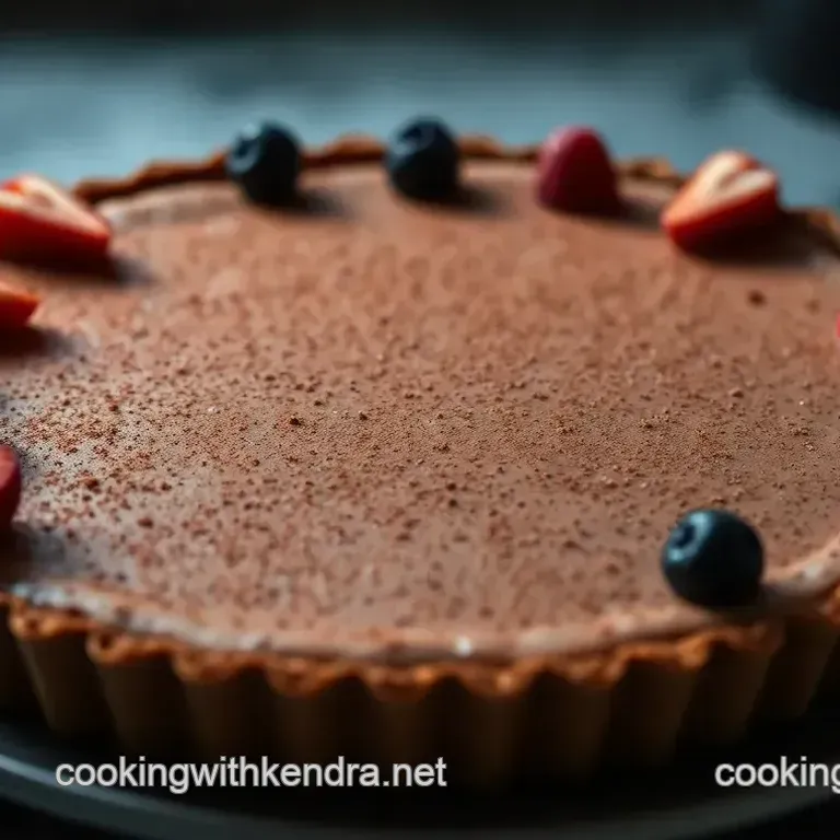 Crème de Cacao Chocolate Mousse Tart