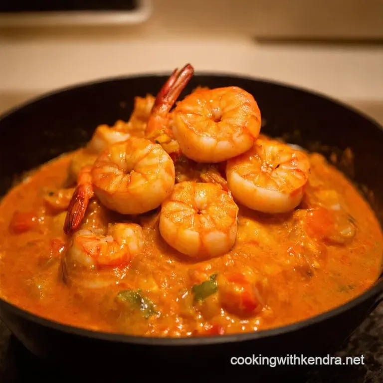 Creole Shrimp Étouffée presentation