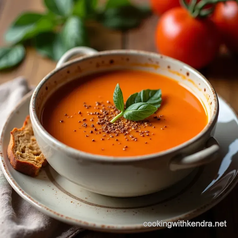 Crimson Comfort The Ultimate Creamy Tomato Soup