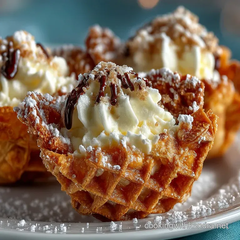 Crisp Creamy Cannoli Bites Italys Favourite Treat Simplified presentation