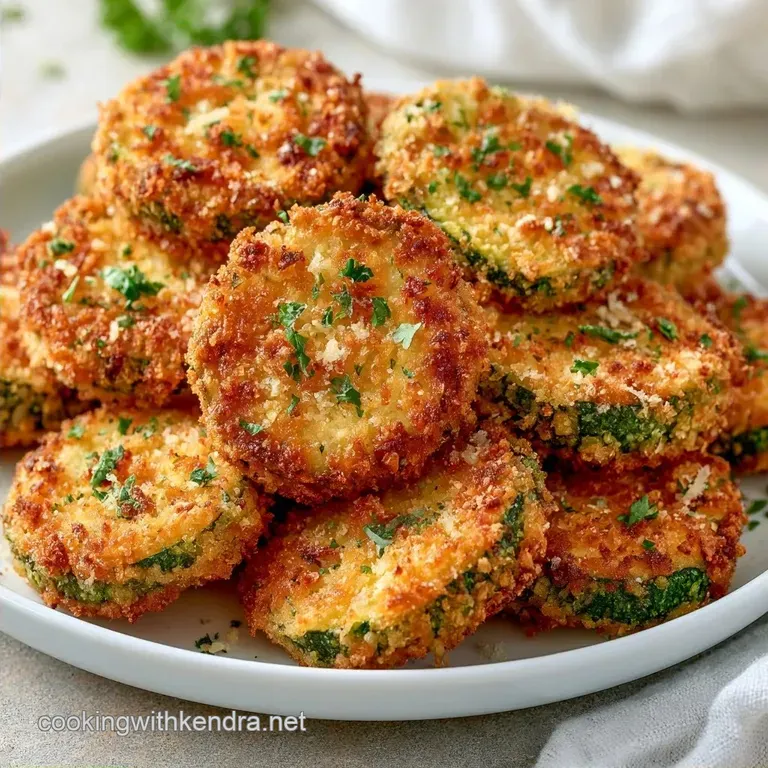 Crispy Air Fryer Zucchini with Panko and Parmesan
