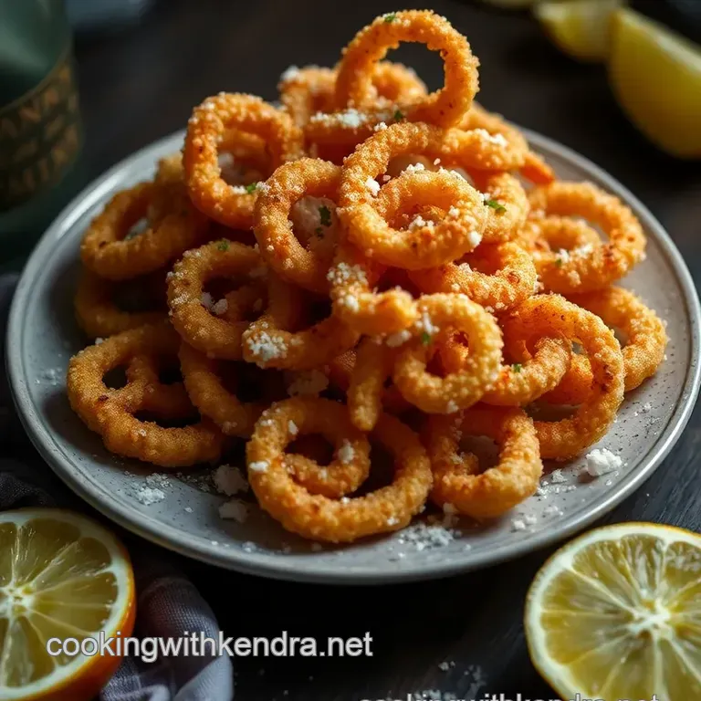 Crispy Calamari Fritti: A Seafood Classic presentation
