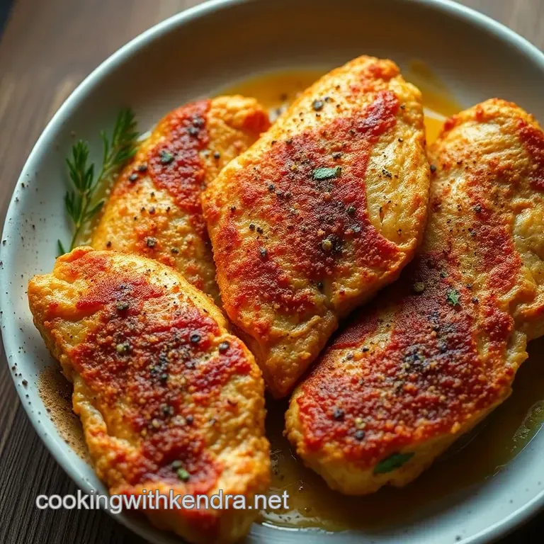 Crispy Chicken Snitel de Pui Recipe presentation