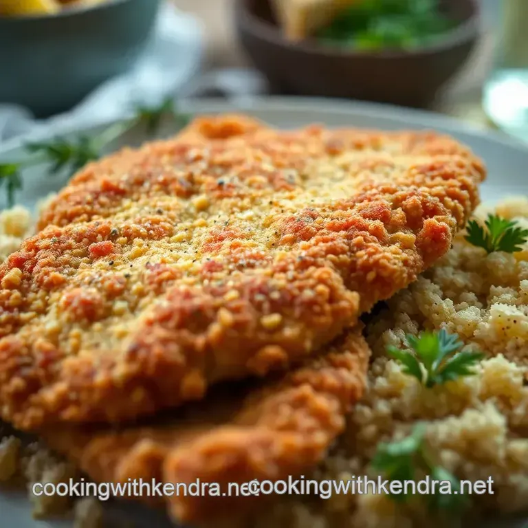 Crispy Classic Wiener Schnitzel: a Taste of Austria presentation