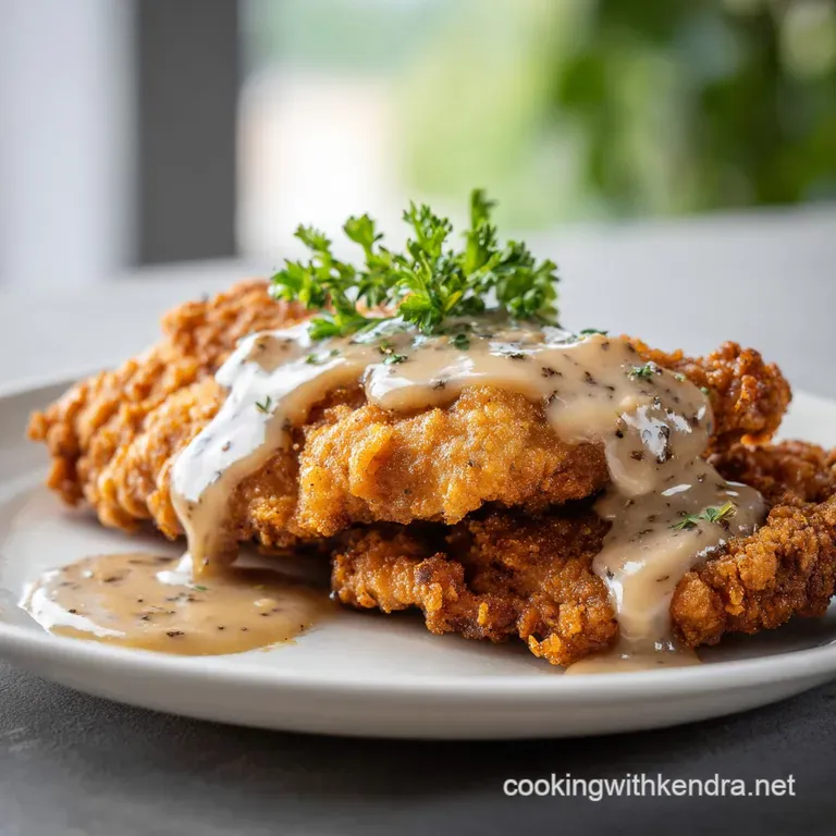 Country Fried Chicken With Cream Gravy