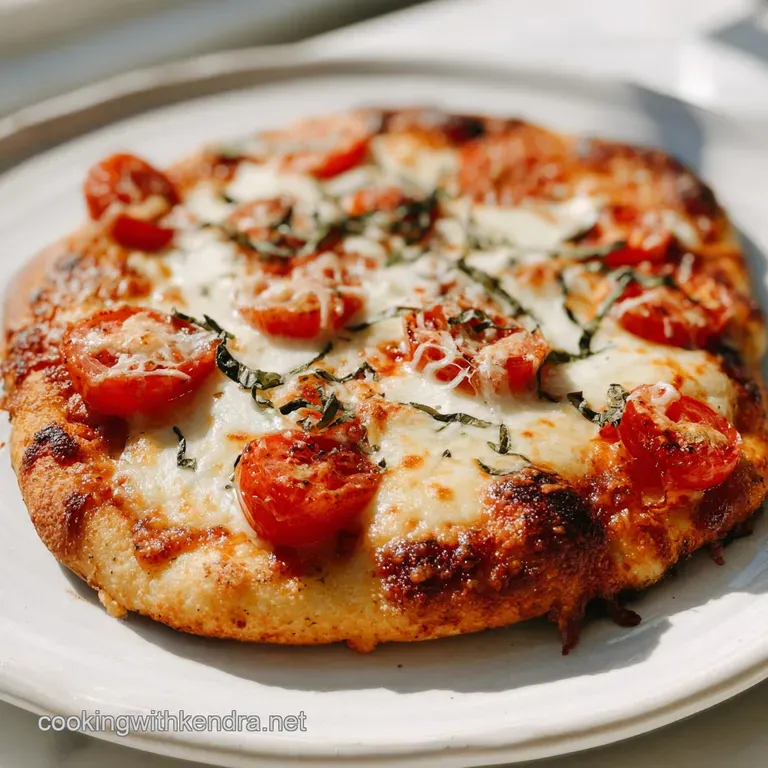 Grilled Pizza: Ultimate Crispy-Crust Margherita presentation
