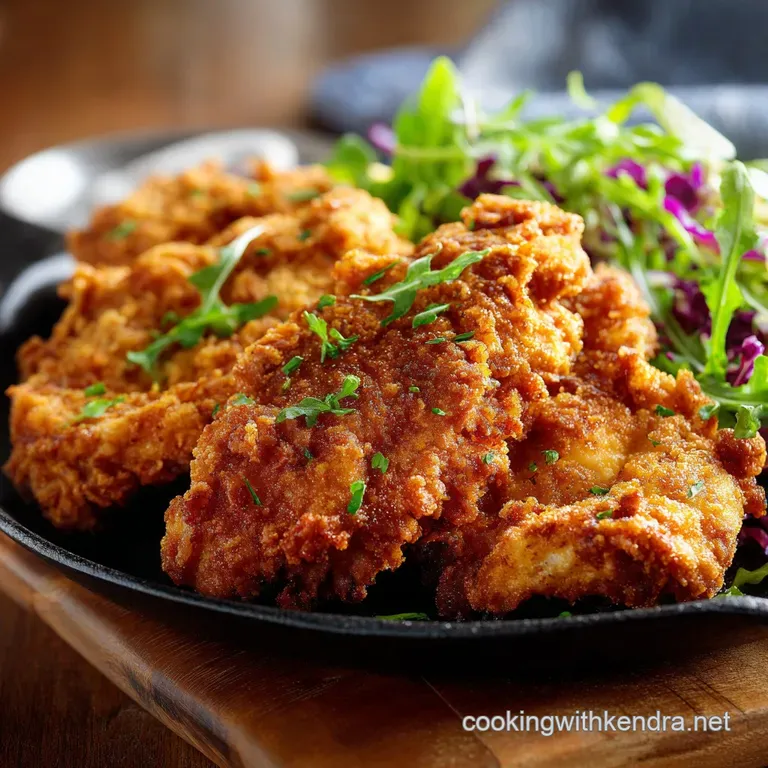 Fried Chicken Breast: the Golden Standard for Crispy Buttermilk Fillets presentation