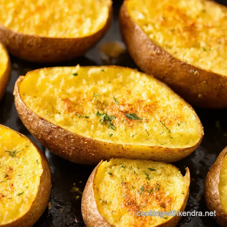 Crispy Garlic Herb Baked Potato Slices