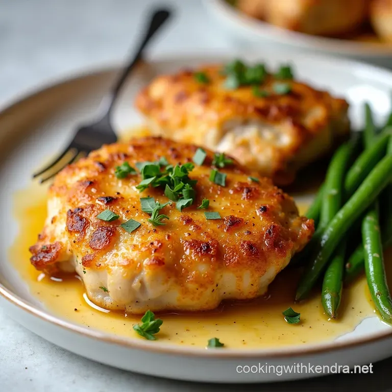 Crispy Garlic Parmesan Chicken Thighs