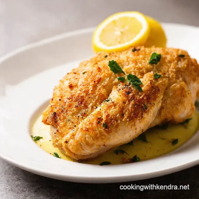 Crispy Lemon Herb Chicken with Roasted Garlic