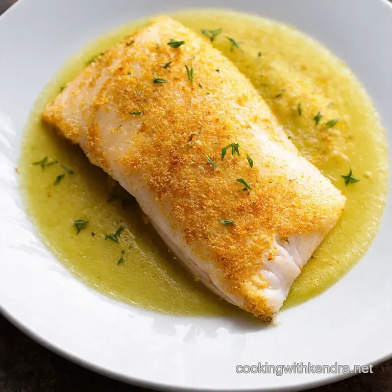 Crispy LemonHerb Baked Flounder