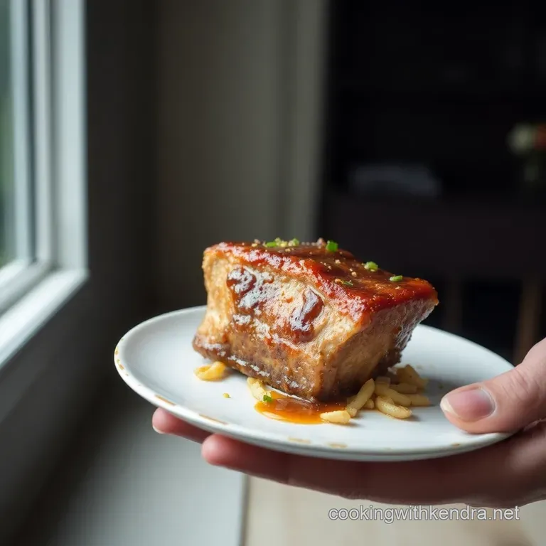 Crispy Maple Soy Pork Belly with Sticky Ginger Glaze