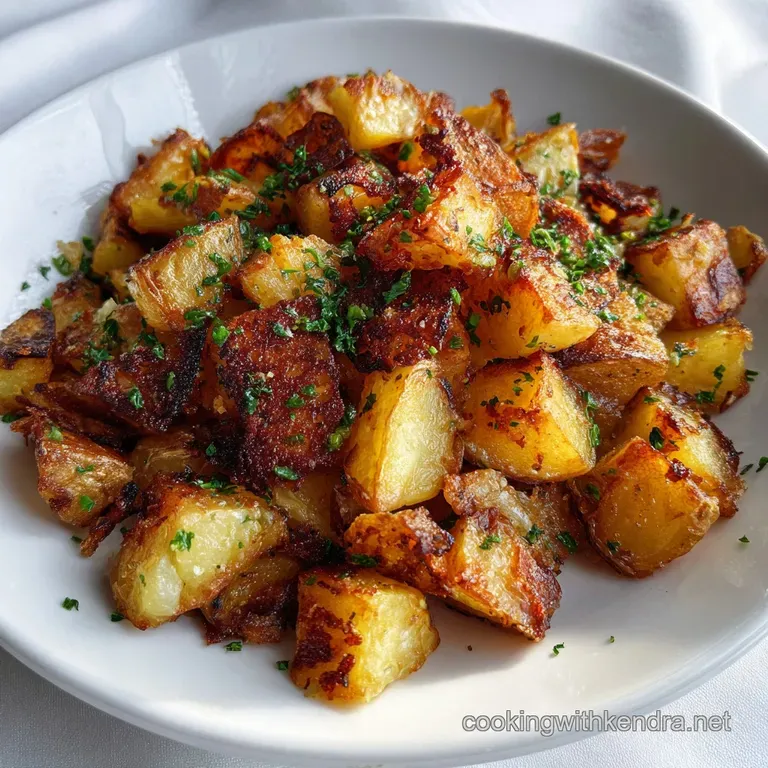 Breakfast Potatoes: Proper Pub-Style Crispy Spuds presentation
